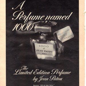 Vintage 1978 Print Ad for 1000 by Jean Patou and Norwegian Caribbean Lines PA497